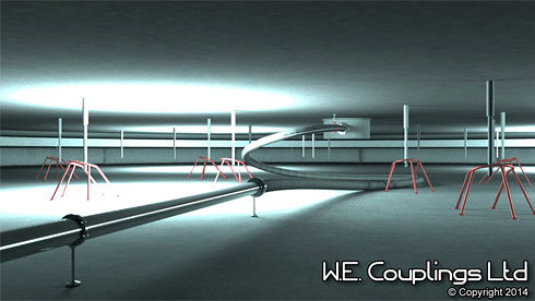 storage tank floating roof drain rubber hose system flanged ballasted nitrile viton