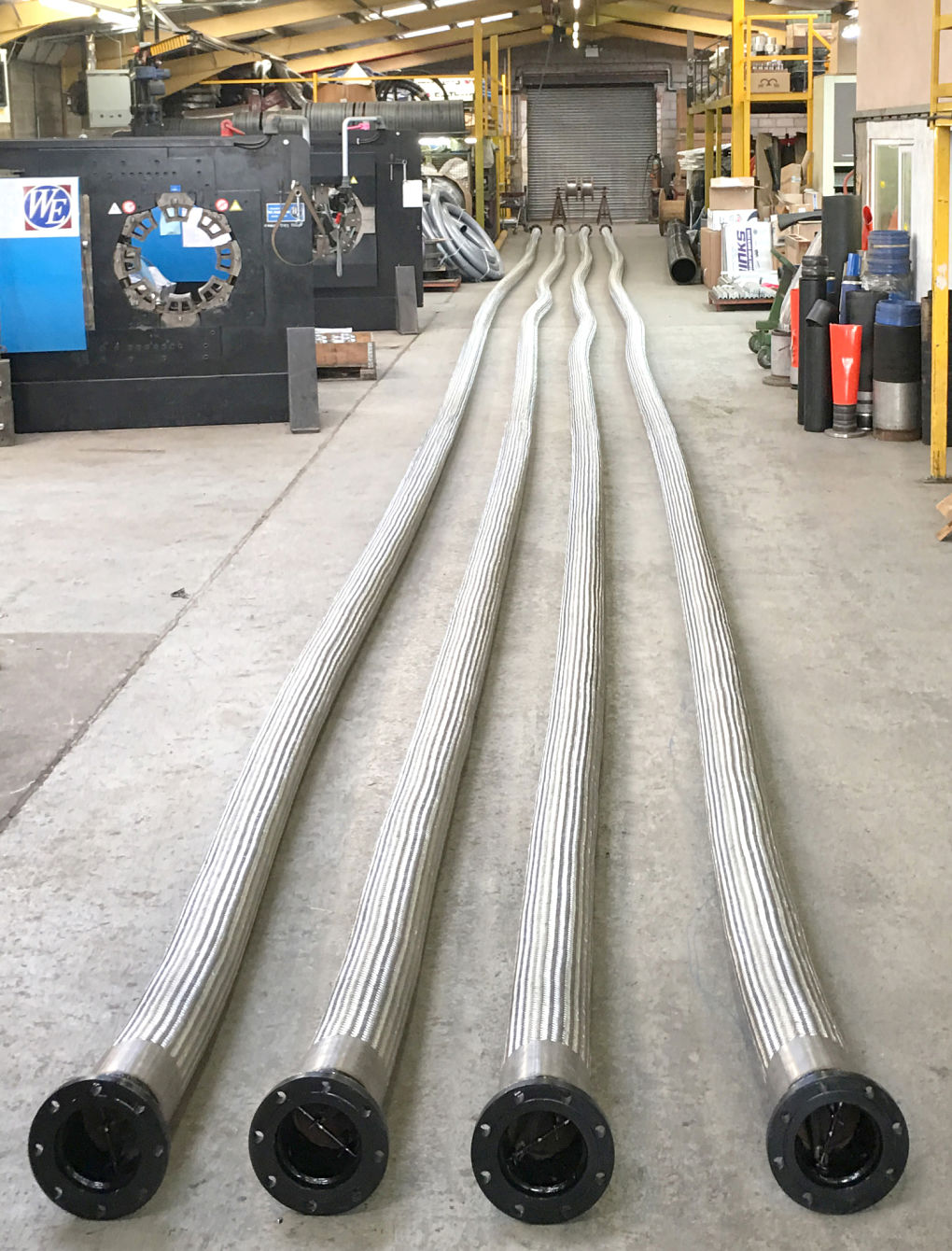 roof drain hose stainless steel armour